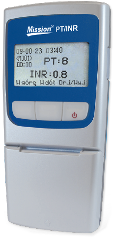 Mission PT/INR Meter - Aparat do badania krzepliwości krwi do użytku profesjonalnego i domowego